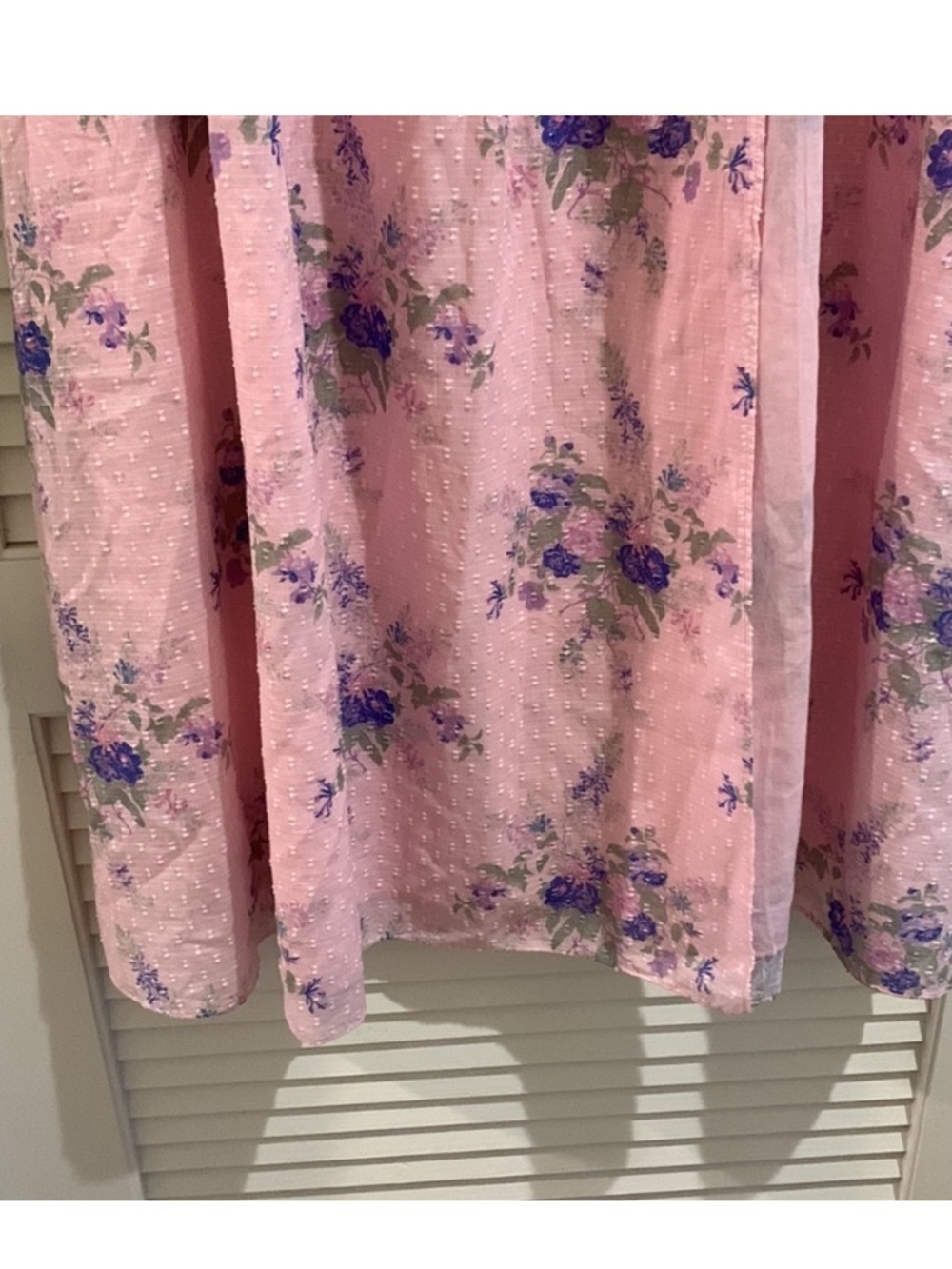 Loveshackfancy Pink Floral Cottagecore Falune Cotton Maxi Drop Waist Skirt XXL - Picture 7 of 15